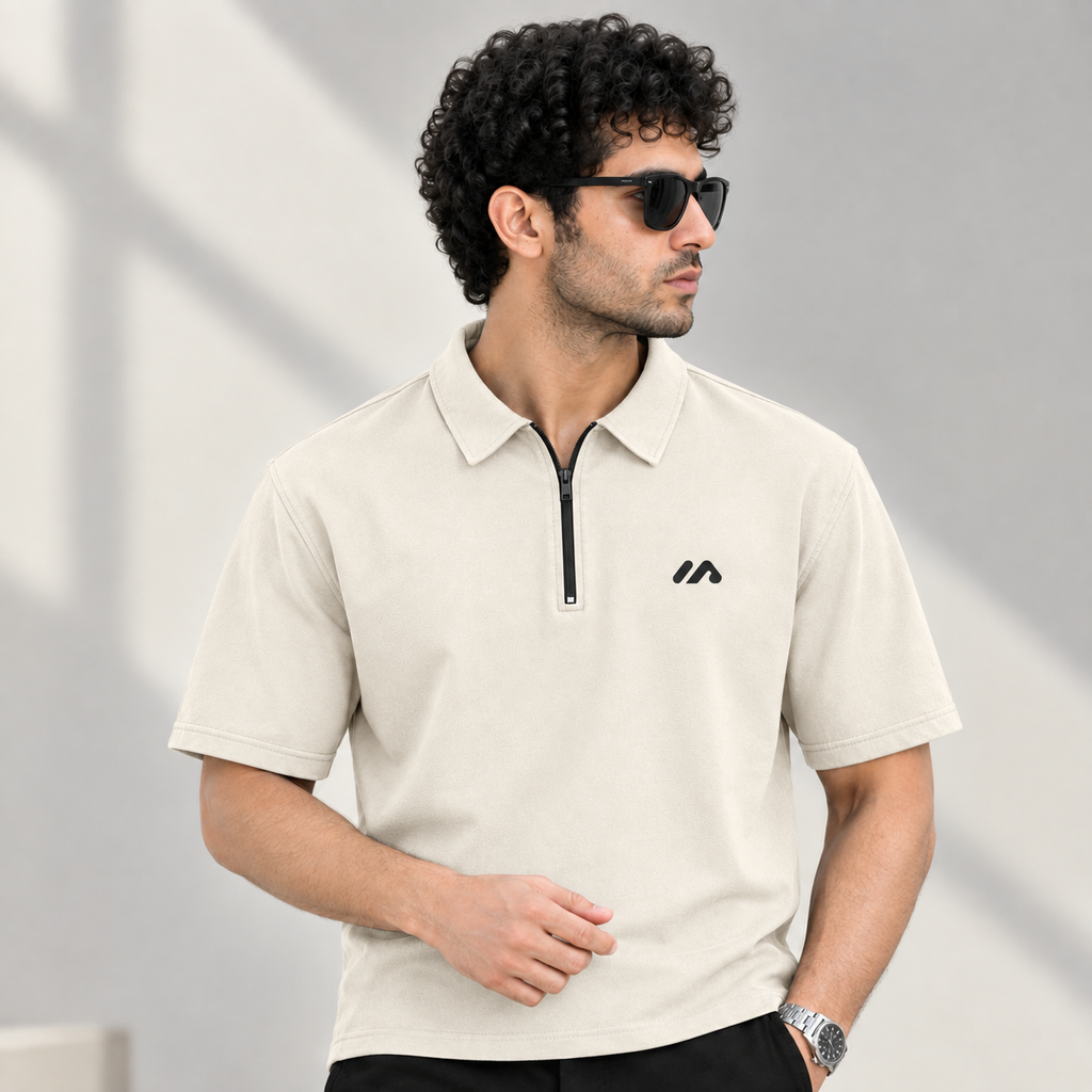 Signature Zip Polo